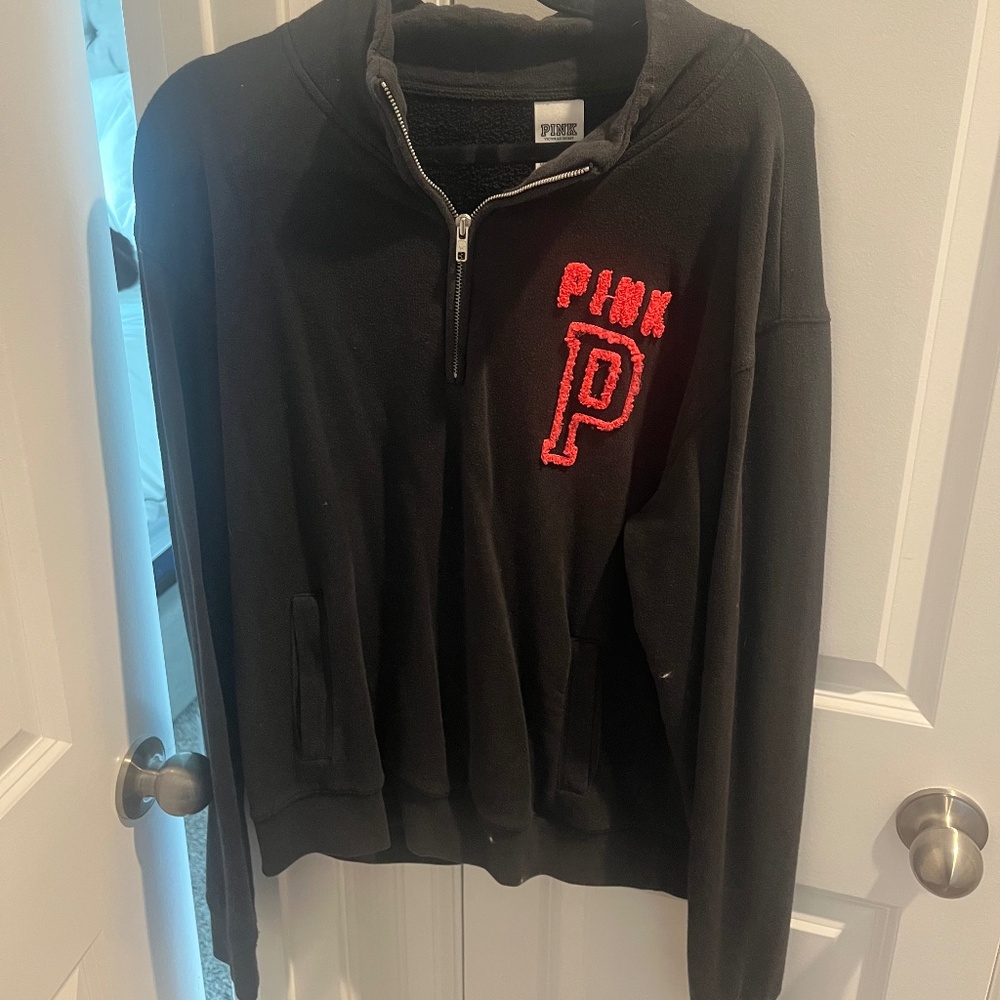 pink Victorias secret sweatshirt